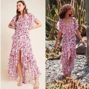 MISA Katarina Dress in Peony Floral Ditsy